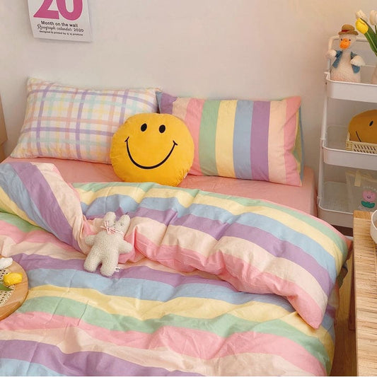 Sweetz Rainbow Bedding Set - 1.2 m /47.2 in bed / Rainbow