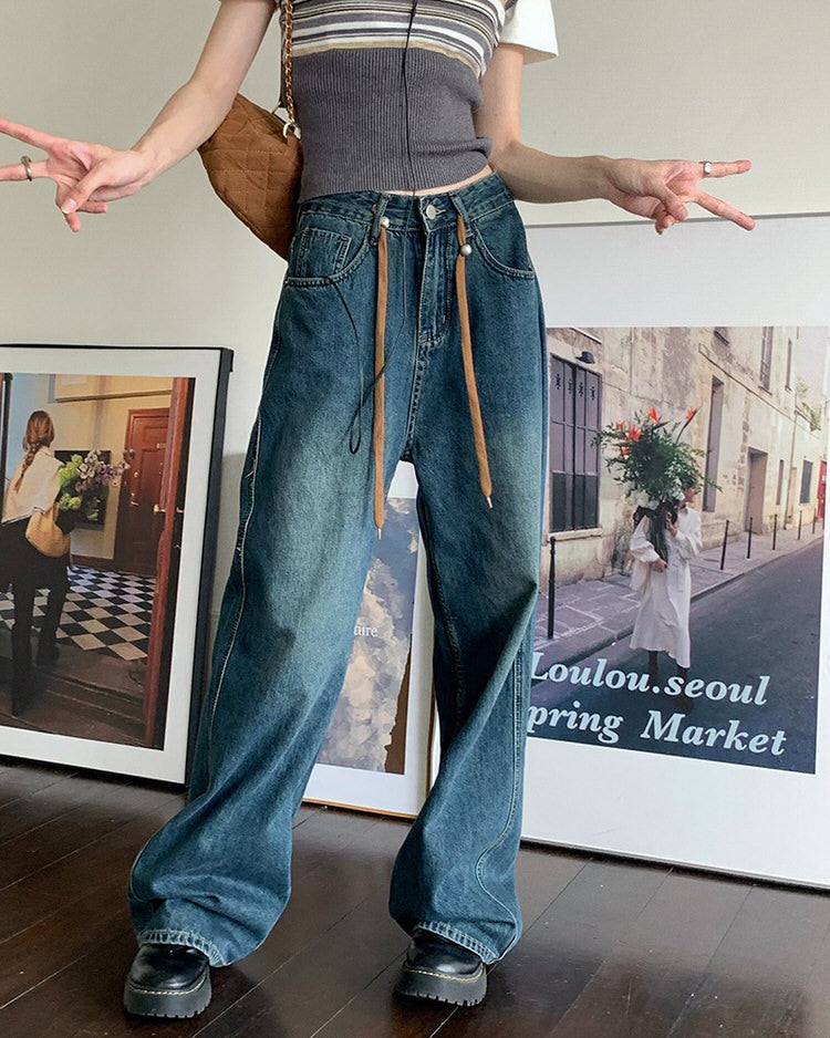 Casual Vintage Comfy Jeans Boogzel Clothing