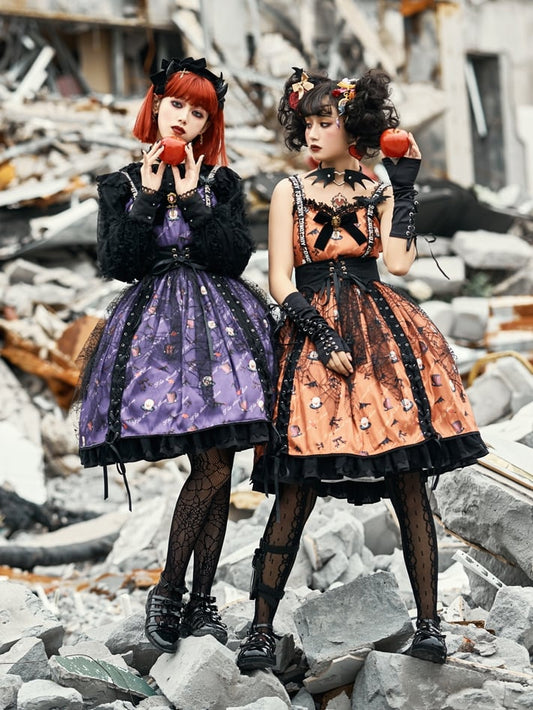 Halloween Lolita Gothic Jumper Skirt mySite