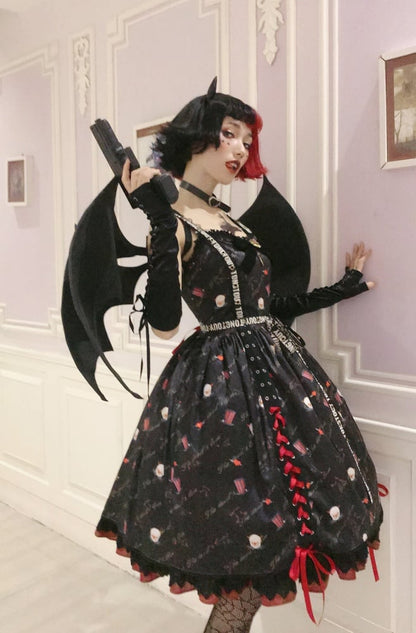 Halloween Lolita Gothic Jumper Skirt mySite