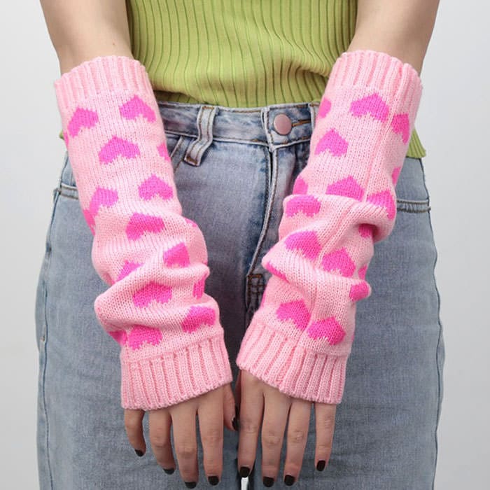 Y2K Heart Leg Warmers - Other