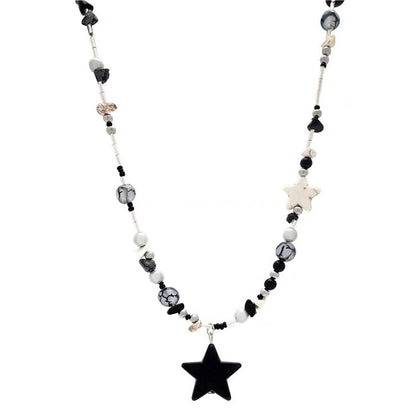 Y2K Star Beaded Necklace SpreePicky