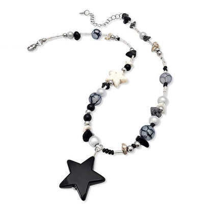 Y2K Star Beaded Necklace SpreePicky