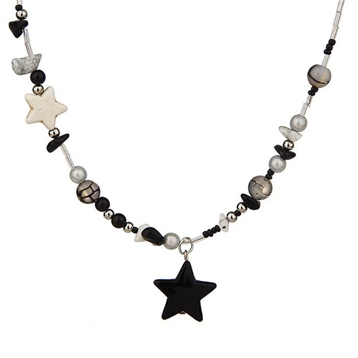 Y2K Star Beaded Necklace SpreePicky