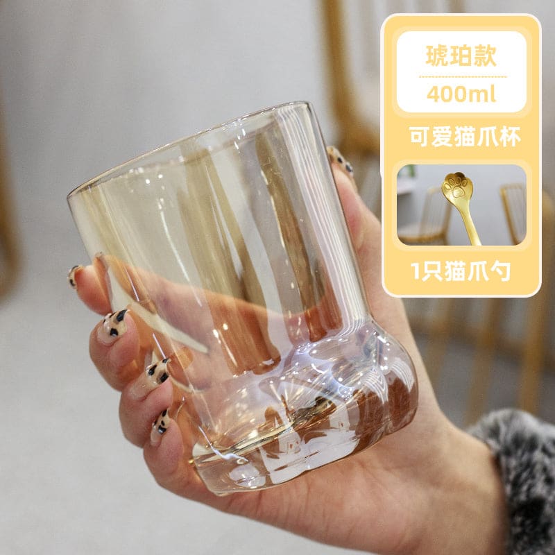 10 Styles Kawaii Cat Paw Water Glass Cup ON70 - Egirldoll