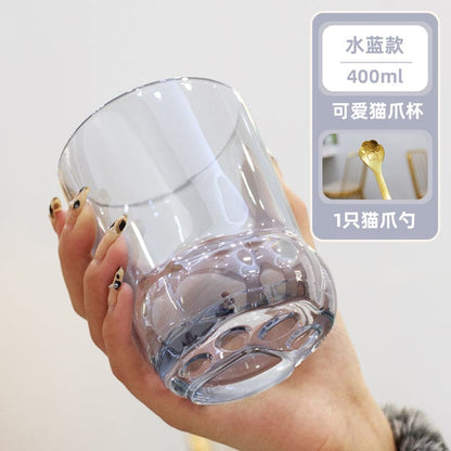 10 Styles Kawaii Cat Paw Water Glass Cup ON70 - Egirldoll