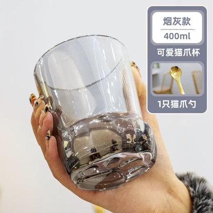 10 Styles Kawaii Cat Paw Water Glass Cup ON70 - Egirldoll