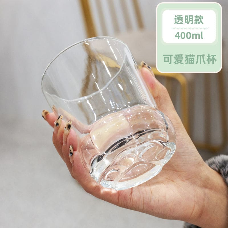 10 Styles Kawaii Cat Paw Water Glass Cup ON70 - Egirldoll