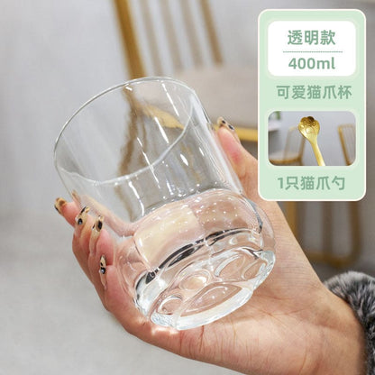 10 Styles Kawaii Cat Paw Water Glass Cup ON70 - Egirldoll