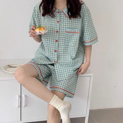 14 Styles Kawaii Home Wear Fashion Pajamas Set ON18 - Egirldoll