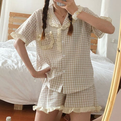 14 Styles Kawaii Home Wear Fashion Pajamas Set ON18 - Egirldoll