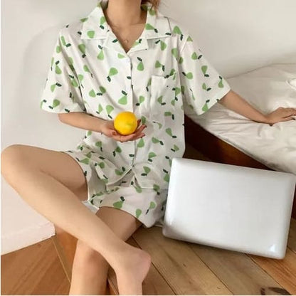 14 Styles Kawaii Home Wear Fashion Pajamas Set ON18 - Egirldoll