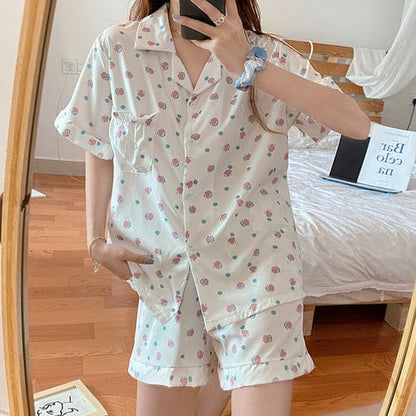 14 Styles Kawaii Home Wear Fashion Pajamas Set ON18 - Egirldoll