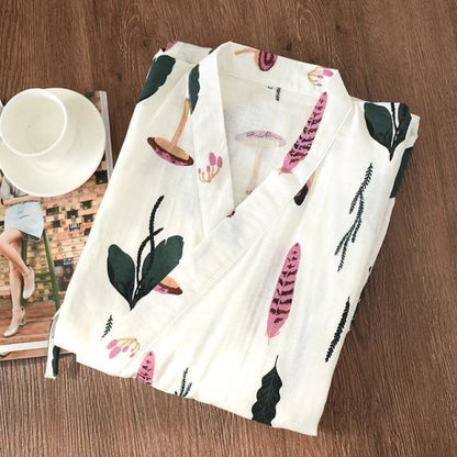 2PCS Kawaii Cat Printed Pajamas Set BE012 - Egirldoll