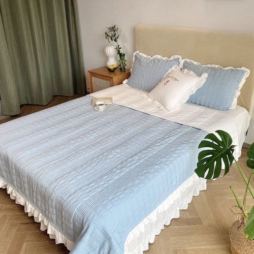 3 Color Soft Aesthetic Room Kawaii Bedding Set ON326 - Egirldoll