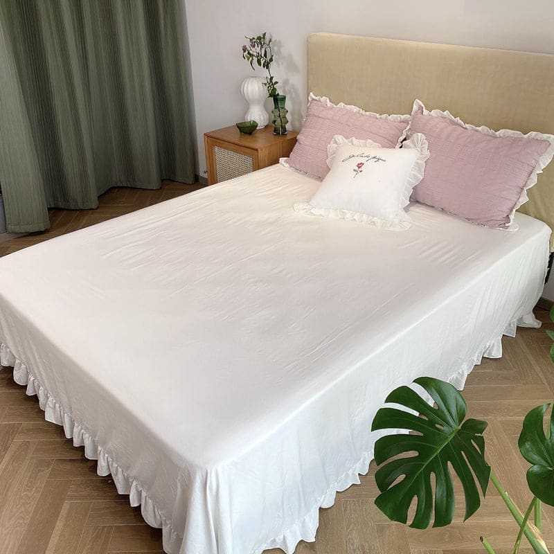 3 Color Soft Aesthetic Room Kawaii Bedding Set ON326 - Egirldoll