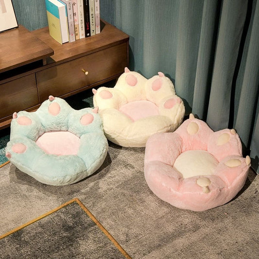 4 Colors Cute Pastel Paws Kitty Cushion ON617 - Cushion