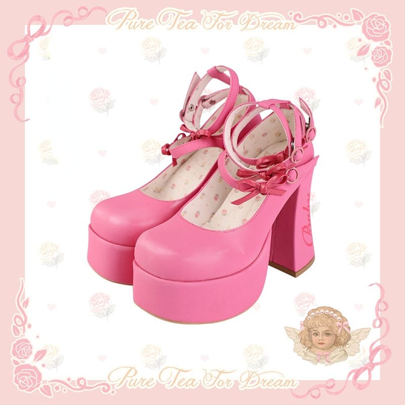 5 Colors Cute Heels Pastel Elegant Shoes ON612 - shoes