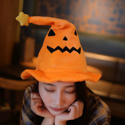 Funny Halloween Pumpkin and Witch Hat MK Kawaii Store