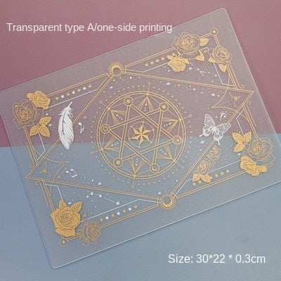 Magic Tarot Cute Cutting Mat Transparent ON315 - Egirldoll