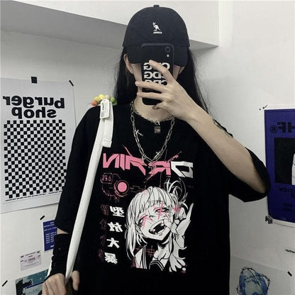 Aime Cartoon Comic T shirt Dark Style for Teen SP280 - Egirldoll