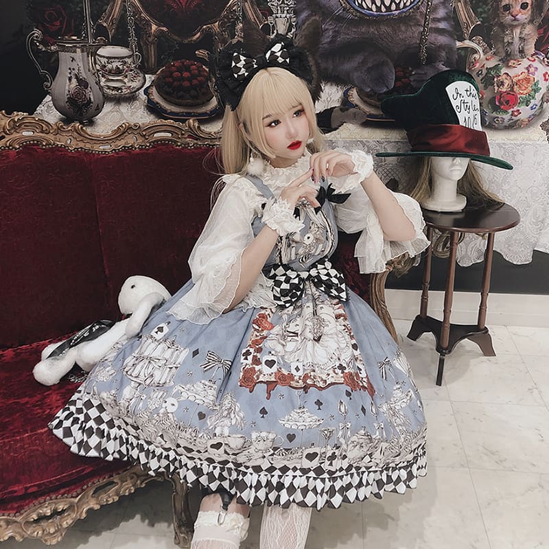 Alice Wonderland Queen Lolita Dress ON588 – Egirldoll