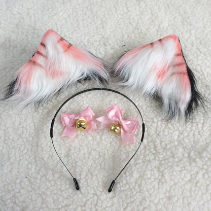 Anabelle Taiga Pink Gray Cat Ears ON289 - Egirldoll