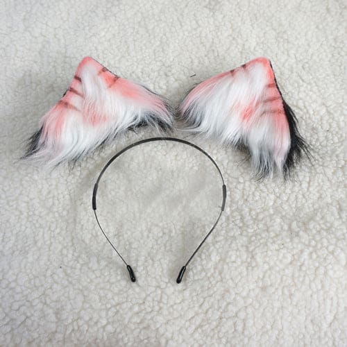 Anabelle Taiga Pink Gray Cat Ears ON289 - Egirldoll