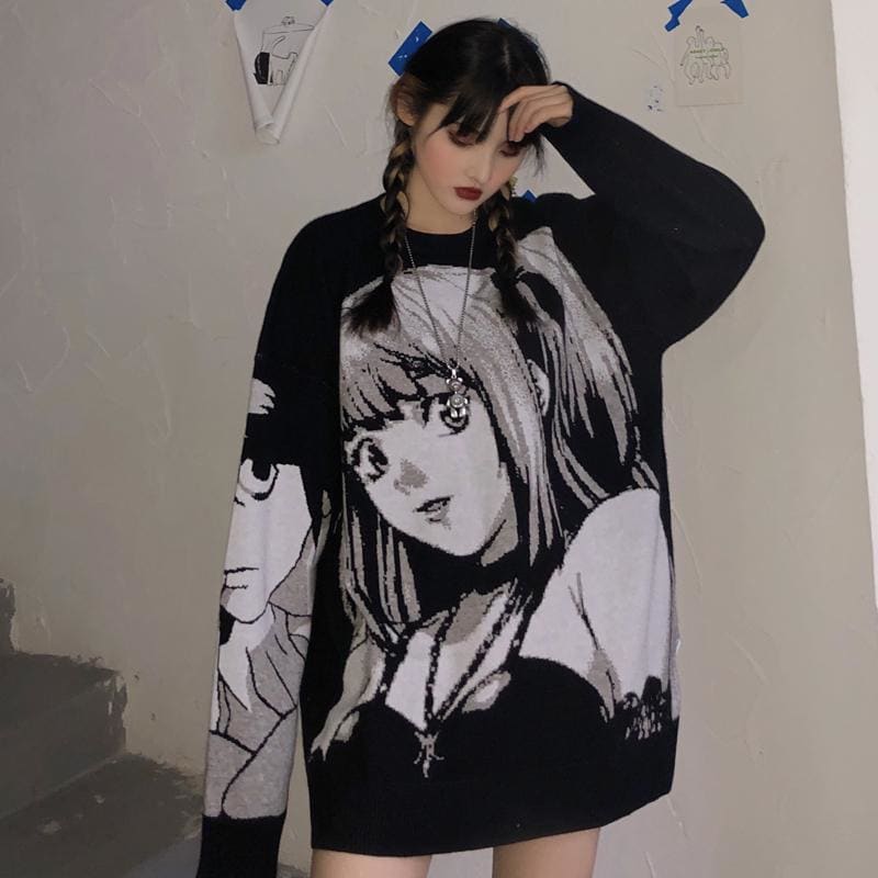 Anime Death Note Misa Amane Waifu Pullover Sweater EG275 - Egirldoll