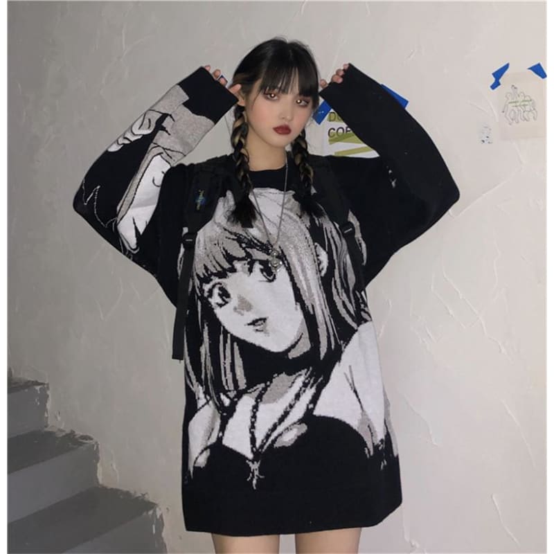Anime Death Note Misa Amane Waifu Pullover Sweater EG275 - Egirldoll