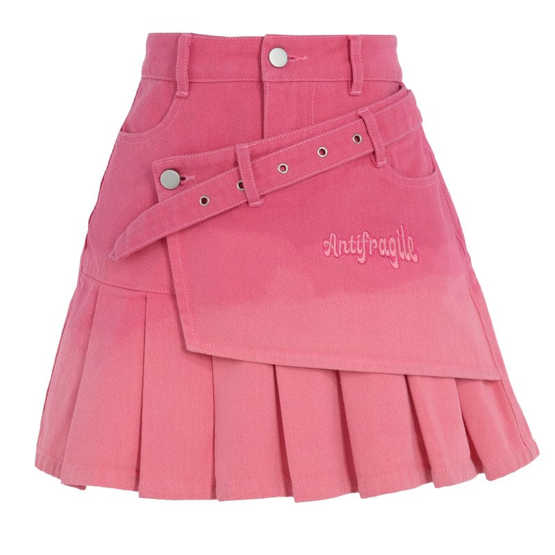 Antifragile Hot Pink Harajuku Skirt ON636 - Pink / S