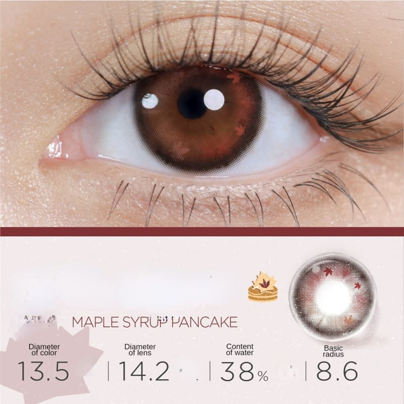 Black Angle Fondant Contact Lenses Half Year One Pair ME34 - Egirldoll