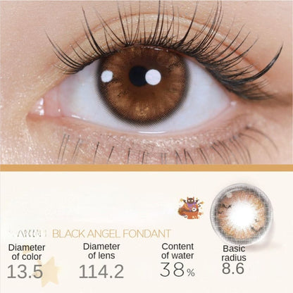 Black Angle Fondant Contact Lenses Half Year One Pair ME34 - Egirldoll