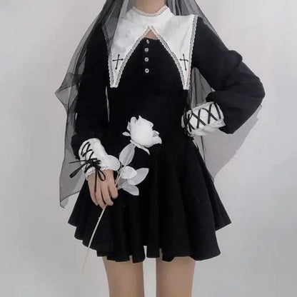 Black Gothic Lolita Dress EG15069 - Egirldoll