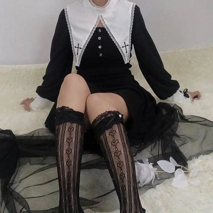 Black Gothic Lolita Dress EG15069 - Egirldoll