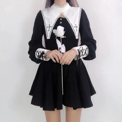 Black Gothic Lolita Dress EG15069 - Egirldoll