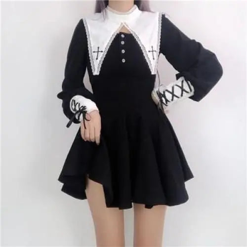 Black Gothic Lolita Dress EG15069 - Egirldoll