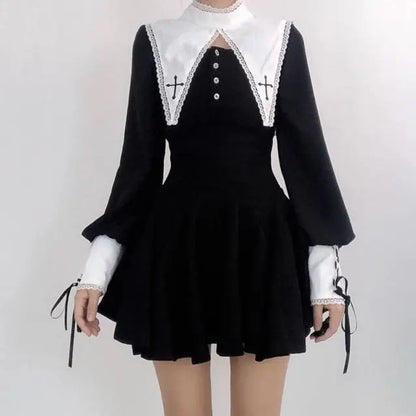 Black Gothic Lolita Dress EG15069 - Egirldoll