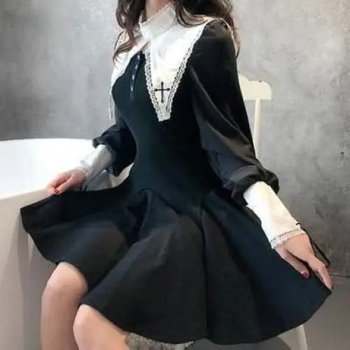 Black Gothic Lolita Dress EG15069 - Egirldoll