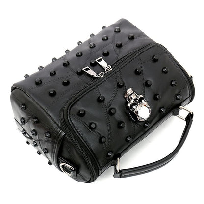 Black Gothic Skull Leather Purse EE0842 - Egirldoll