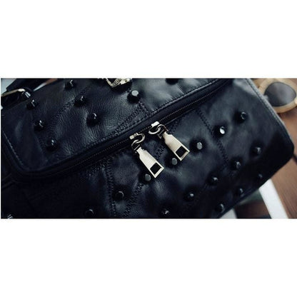 Black Gothic Skull Leather Purse EE0842 - Egirldoll