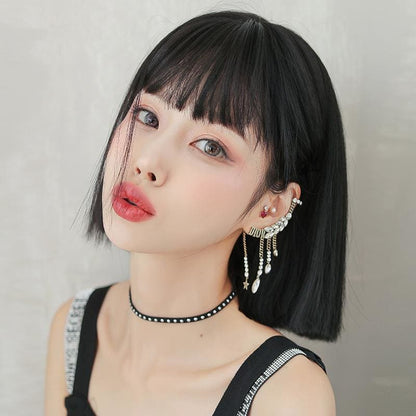 Black Short Straight Wig EG17051 - Egirldoll