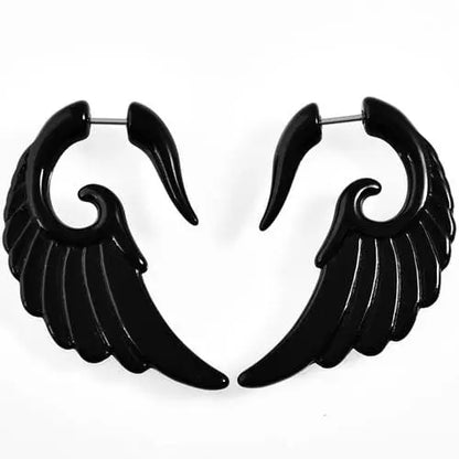 Black Tribal Earrings 1 Pair EG059 - Egirldoll