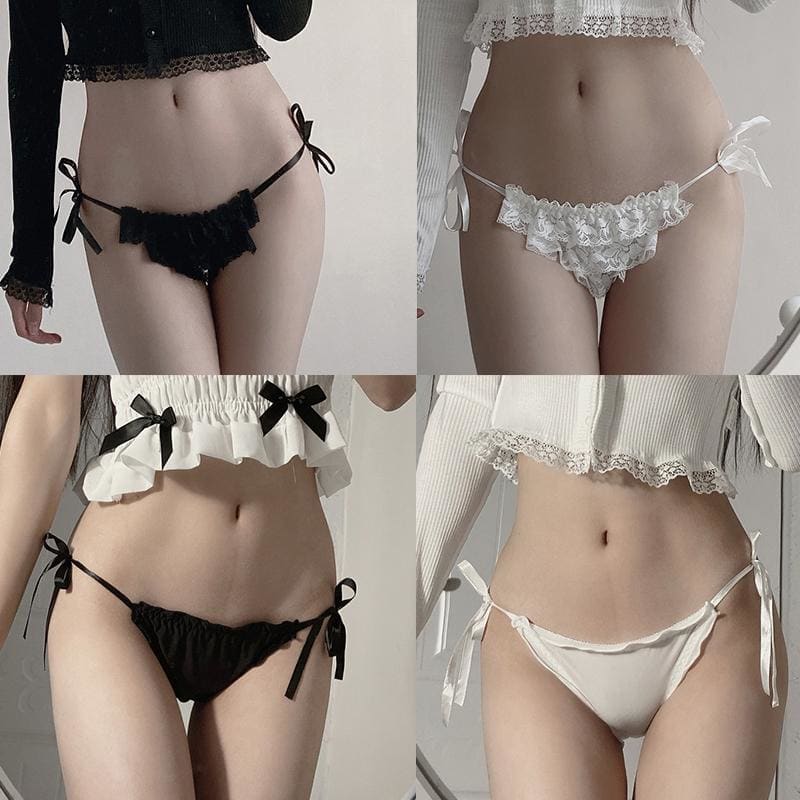 Black/White Lace Panties EG17000 - Egirldoll