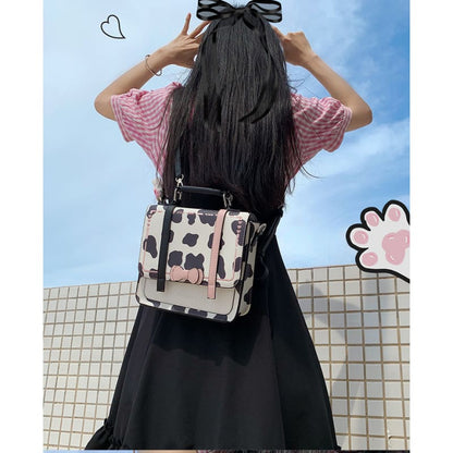 Black/White/Cow Cute Backpack ON115 - Egirldoll