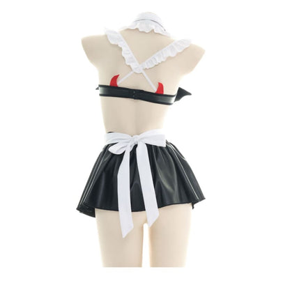 Bow Knot Devil Wings Maid Lingerie Set ON23 - Egirldoll