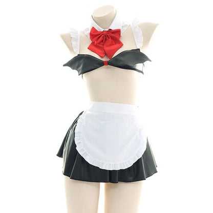 Bow Knot Devil Wings Maid Lingerie Set ON23 - Egirldoll