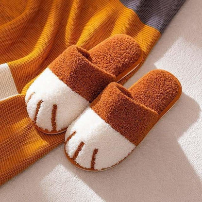 Cartoon Cute Cat Paw Plush Slippers SP15575 - Egirldoll