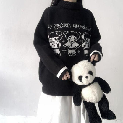 Cartoon Doll Harajuku Turtleneck EE0776 - Egirldoll