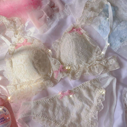 Castle of Versailles Lace Pink Bow Underwear SP16201 - Egirldoll